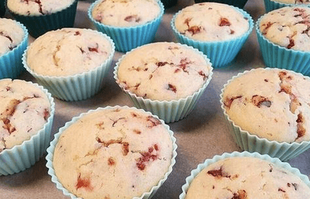 Titelbild für Kinderschokolade Muffins