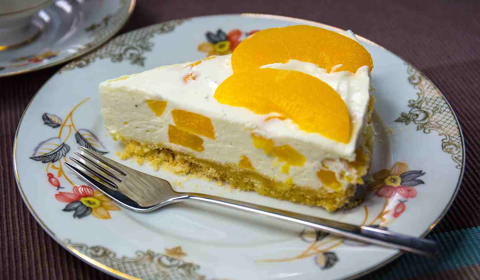 Titelbild für Quarkkuchen mit Pfirsich