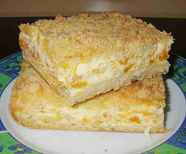 Titelbild für Streuselkuchen mit Mandarinen und Schmand