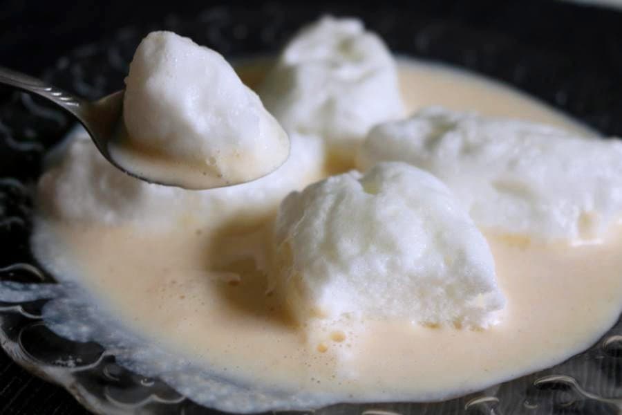 Titelbild für Schneenockerl in Vanillesauce