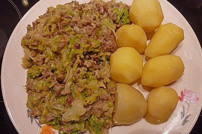 Titelbild für Wirsing Hackpfanne, Mhmm ein Tolles Gericht!