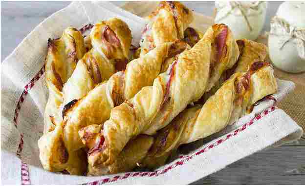 Titelbild für Knusperstangen mit Käse und Bacon