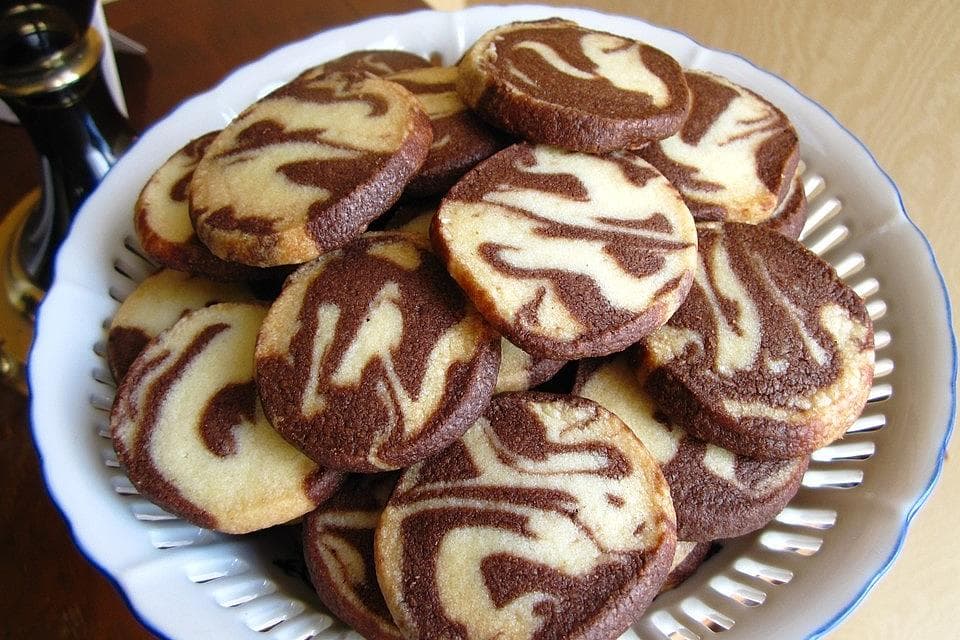 Titelbild für schwarz weis platzchen