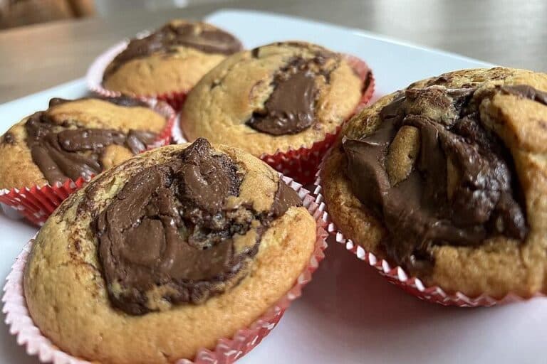 Titelbild für Nutella Muffins, unglaublich schnell und lecker!