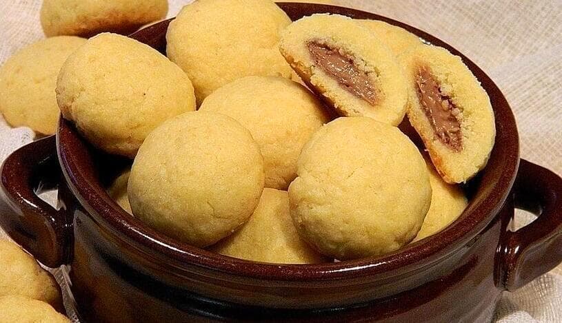 Titelbild für Kokos Nougat Knöpfe