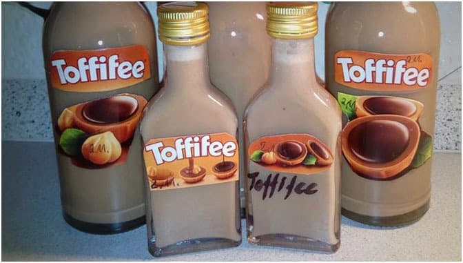 Titelbild für Toffifee Likör selber machen, gelingt immer !