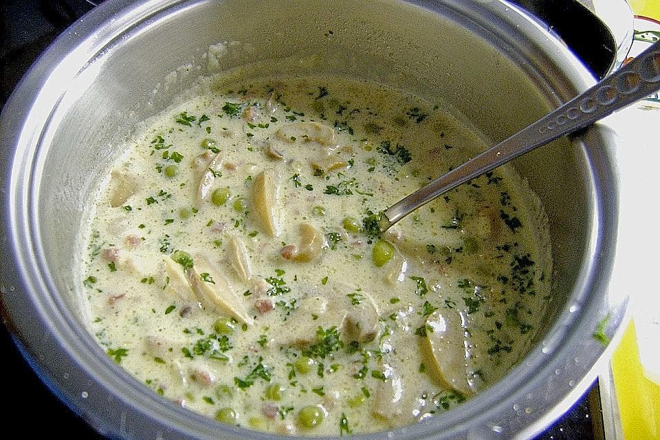 Titelbild für Spaghetti mit Schinken – Sahne Soße