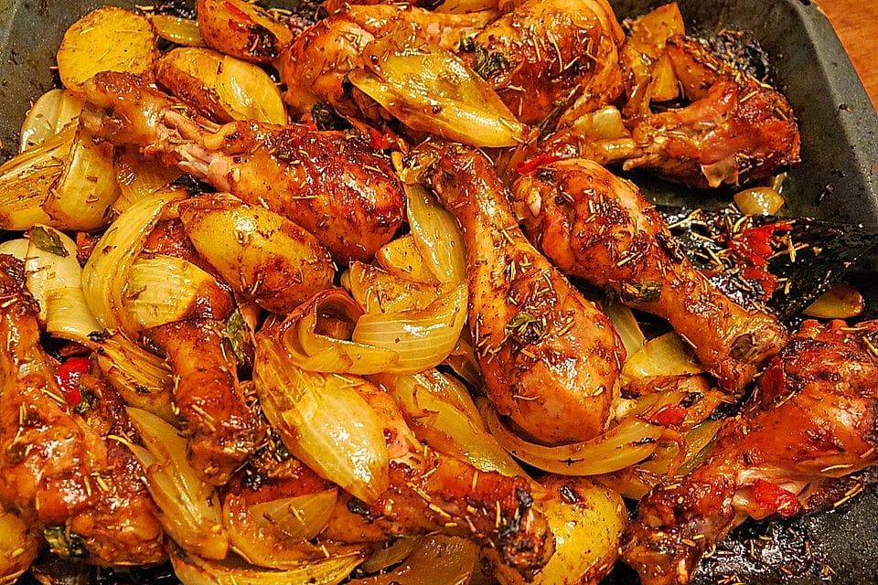 Titelbild für hahnchenschenkel mal anders