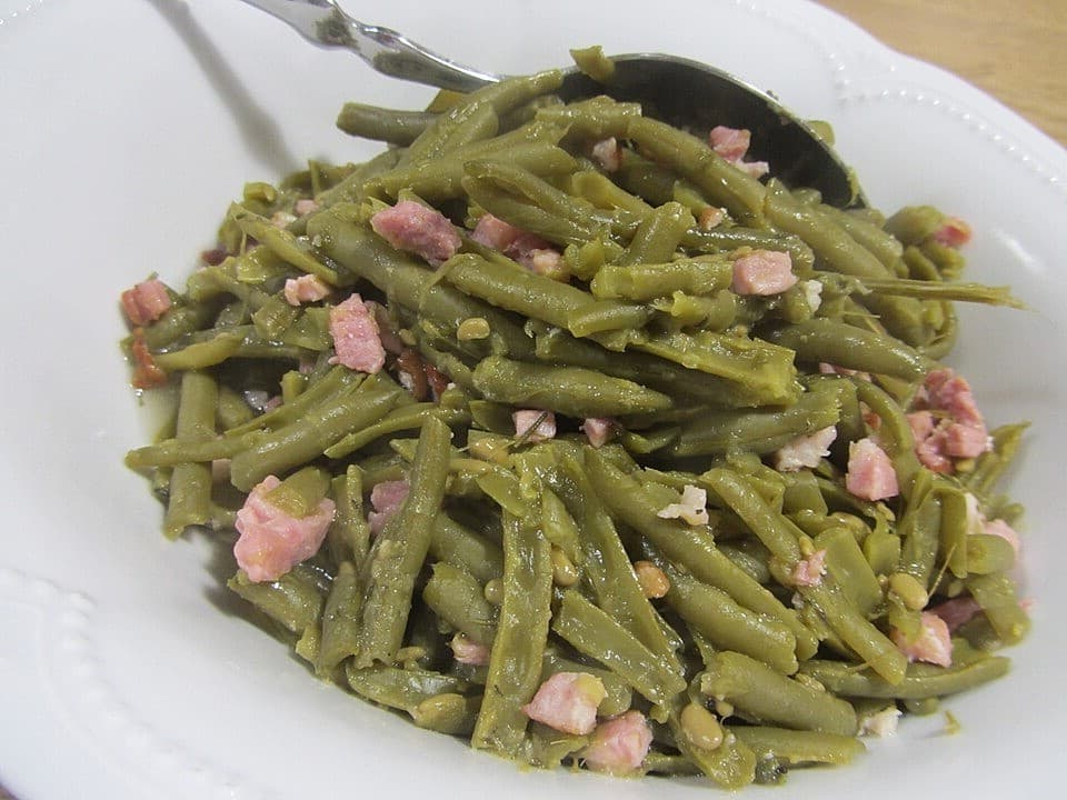Titelbild für Grünen Bohnen mit Speck