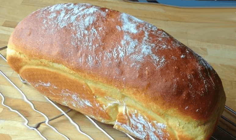 Titelbild für Superzartes Brot mit 4 Zutaten, ein Tassenrezept!
