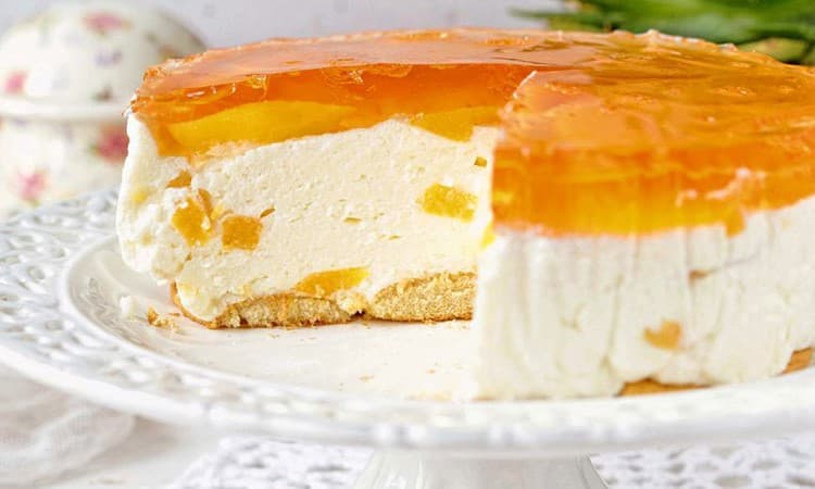 Titelbild für Pfirsichkuchen, Sie haben so was noch nie probiert!