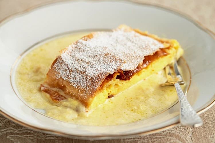 Titelbild für Cremiges Paradies, Vanille-Sahne-Strudel