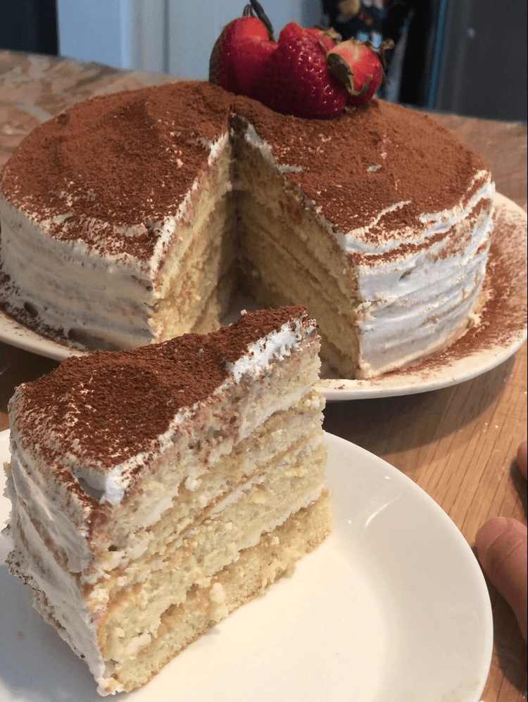 Titelbild für HIMBEER-TIRAMISU-TORTE
