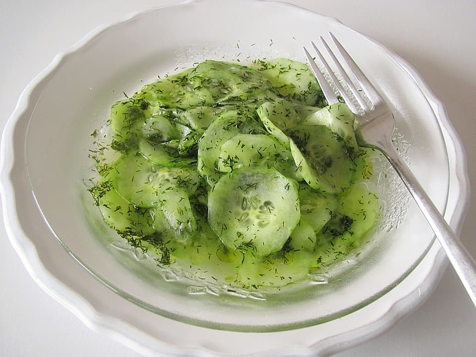 Titelbild für Schlesischer Gurkensalat – Einfach Nur Lecker