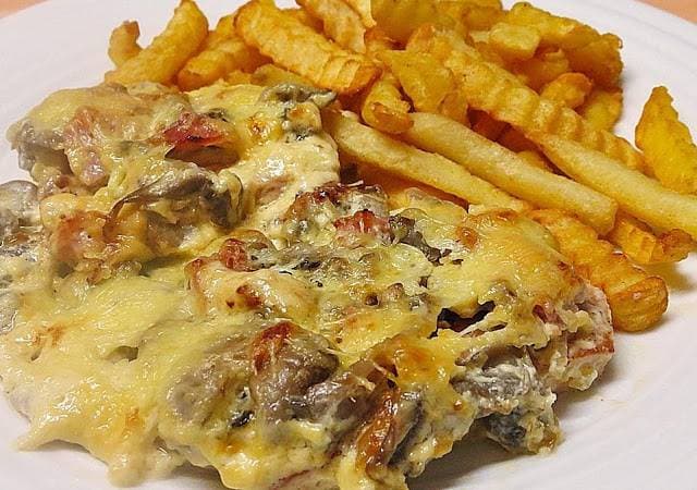 Titelbild für Altdeutscher Schnitzelauflauf