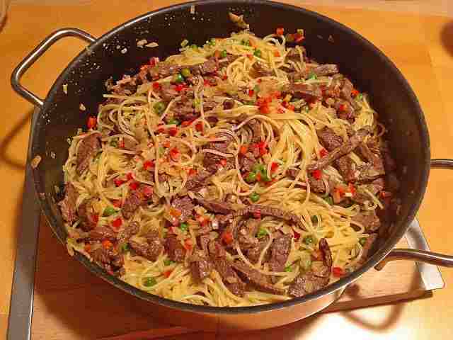 Titelbild für Spaghetti-Rindersteakhüfte Topf