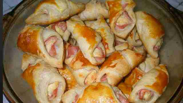 Titelbild für Schinken Käse Hörnchen