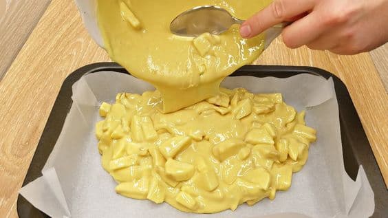 Titelbild für Apfelkuchen mit Pudding