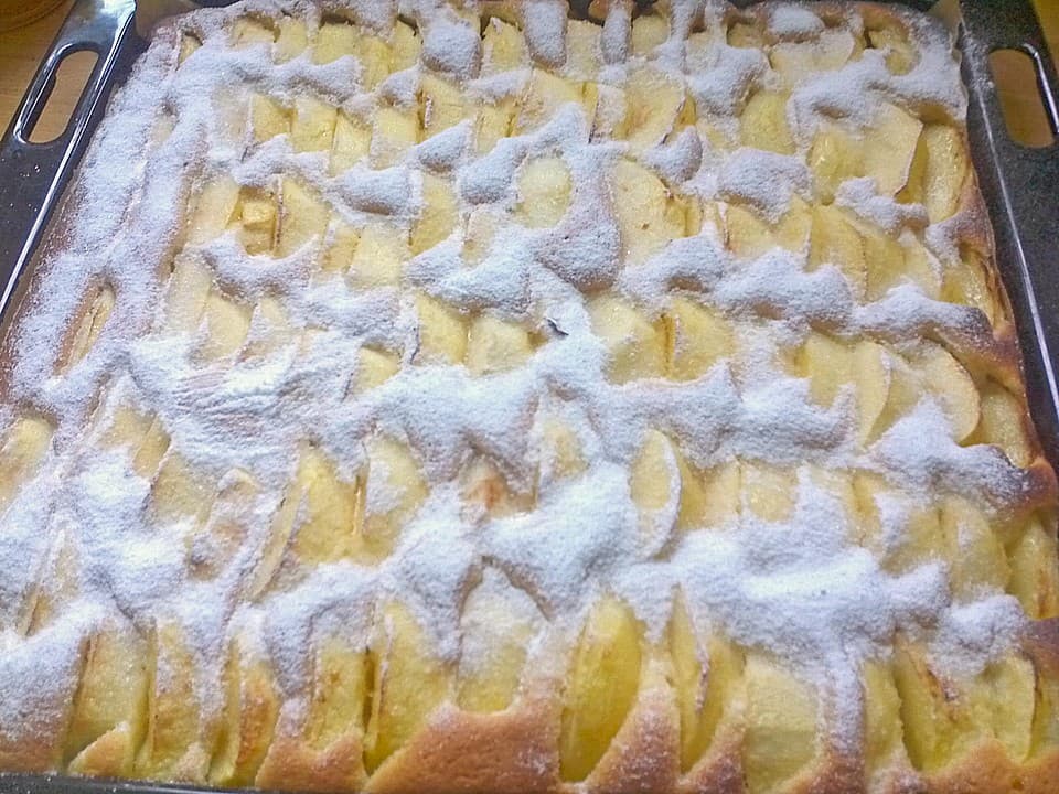 Titelbild für Apfelkuchen auf dem Blech