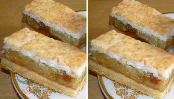 Titelbild für Der beste Apfelkuchen mit Baiser: er zergeht auf der Zunge!