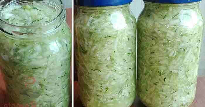 Titelbild für Gurkensalat einkochen – Vorrat für den Winter