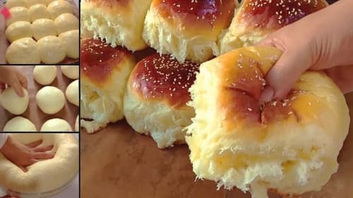 Titelbild für Fluffige Milchbrötchen wie vom Bäcker!