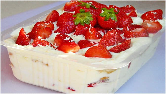 Titelbild für EINFACH HIMMLISCH! ERDBEER TIRAMISU MIT WEISSE SCHOKOLAD