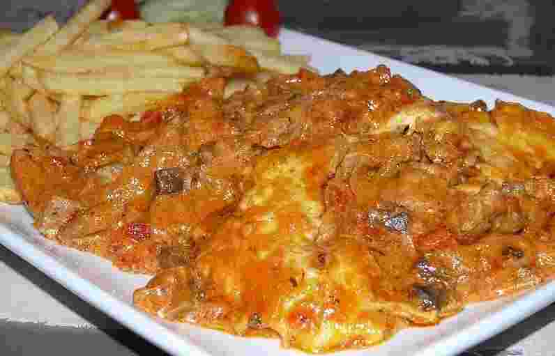 Titelbild für Gyros mit Metaxasauce, schmeckt beim Griechen nicht besser!