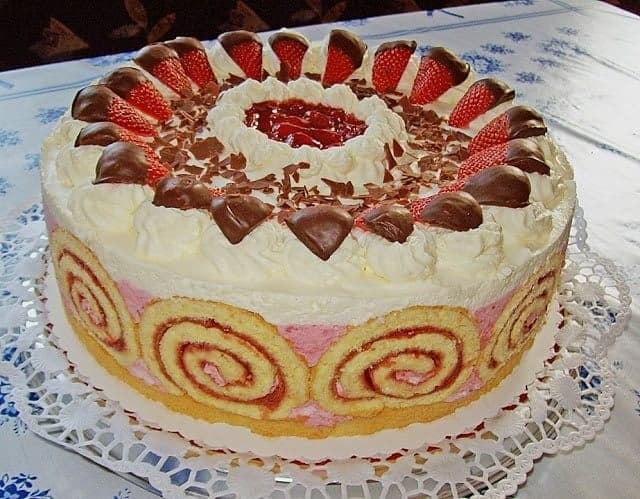 Titelbild für Erdbeer Schmand Torte