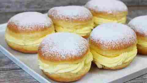 Titelbild für Berliner mit Vanillefüllung