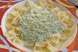 Titelbild für Spinat Frischkäse Soße, in Null komma nichts fertig!