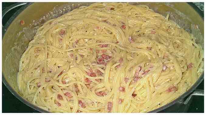 Titelbild für Spaghetti alla Carbonara nach Südtiroler Art mit schneller Zubereitung