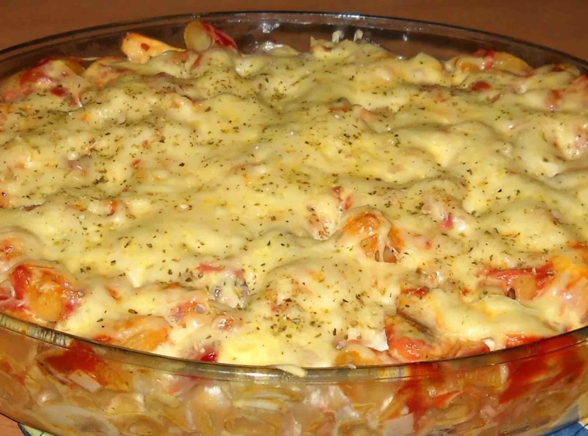 Titelbild für Überbackene Pizza-Nudeln