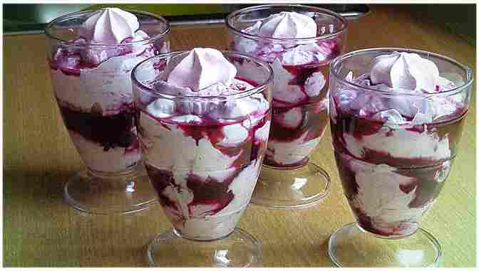 Titelbild für Leckere heidelbeer-Mascarpone Dessert