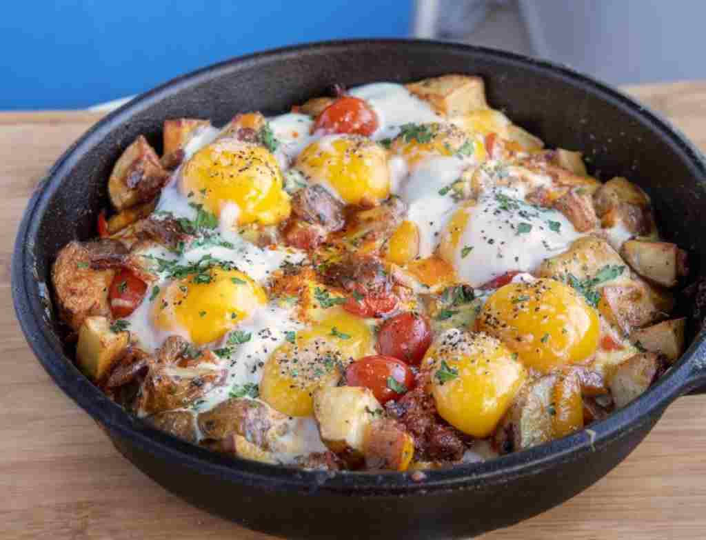 Titelbild für Bratkartoffeln mit Ei und Käse