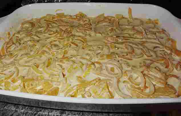 Titelbild für ZWIEBEL SCHNITZEL MIT SAHNE