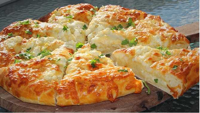 Titelbild für Griechisches Käsebrot, immer wieder sehr beliebt