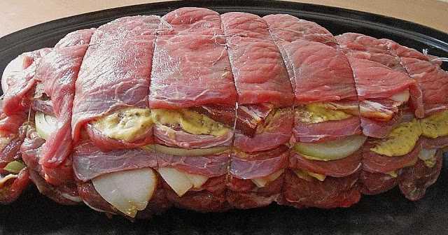 Titelbild für Schichtbraten in Senfsauce