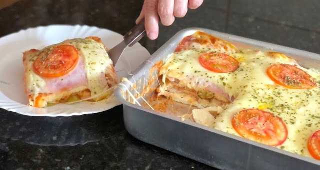 Titelbild für Toast Mozzarella Auflauf aus dem Backofen