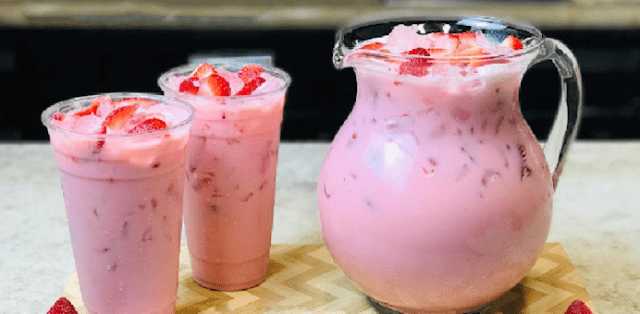 Titelbild für Erdbeerbowle mit Joghurt, ein Hammergetränk!