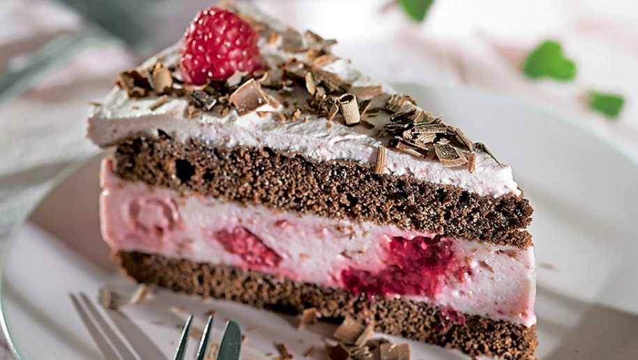 Titelbild für HIMBEER-SCHOKO-TORTE