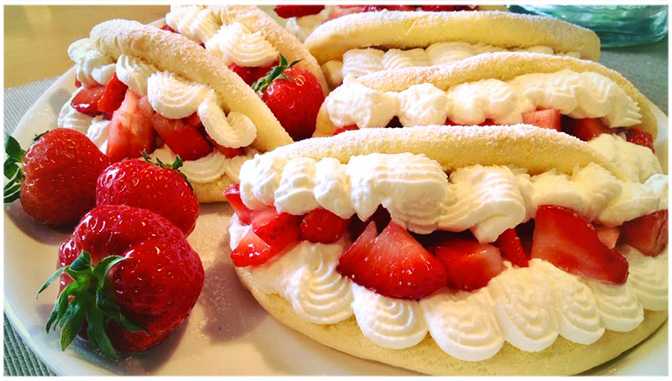 Titelbild für Schaum Omelette mit Erdbeeren