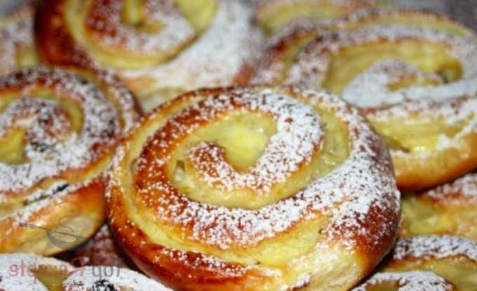 Titelbild für Pudding-Quark-Schnecken