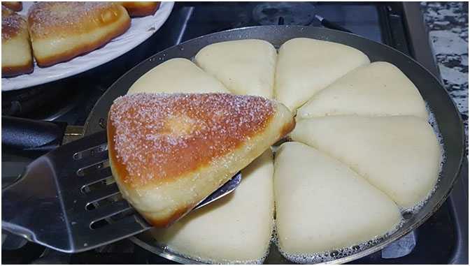 Titelbild für Fantastische Quark-Fächer mit Zimtzucker aus der Pfanne !