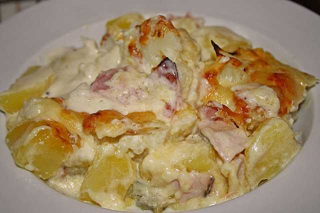 Titelbild für BLUMENKOHL KARTOFFEL-AUFLAUF