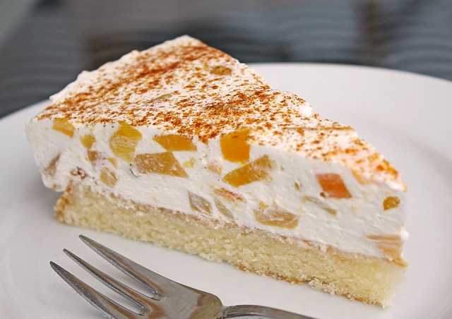 Titelbild für PFIRSICH – SCHMAND – KUCHEN