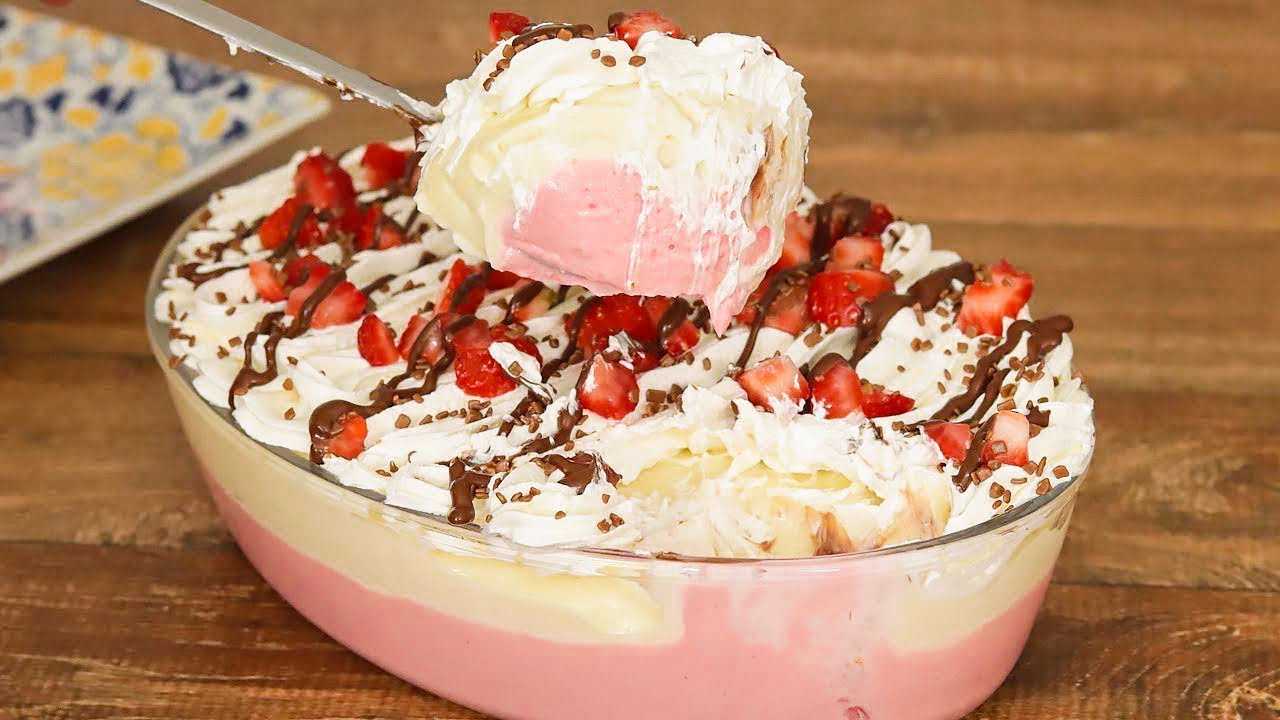 Titelbild für ERDBEER MASCARPONE DESSERT