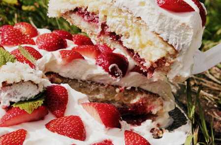 Titelbild für SCHMAND – ERDBEERKUCHEN