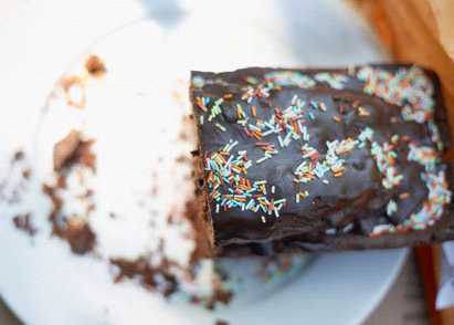 Titelbild für Pfirsich-Torte ohne Backen