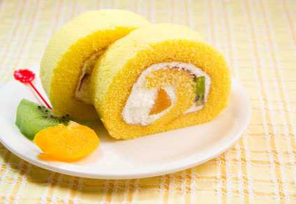 Titelbild für Schüttel-Rolle mit Paradiescreme ohne Mehl